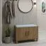 Cassapanca/Scarpiera "Alotau" 15 | Rovere naturale | 48 x 80 x 36 cm | Design moderno e funzionale
