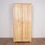 Armadio in legno di pino massiccio naturale 008 - Dimensioni 190 x 90 x 60 cm (H x L x P)