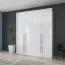 Armadio battente Siumu 23 | LED integrato | Bianco lucido | 226 x 187 x 60 cm
