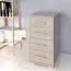 Cassettiera Garut 08 | Rovere Sonoma | 66 x 35 x 50 cm | Design moderno e compatto
