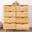 Cassettiera Aurornis 36 in rovere massiccio naturale | 8 cassetti | 104 x 96 x 40 cm