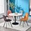 Sedia Maridi 247 turchese | Design moderno | 89 x 45 x 55 cm | Gambe in metallo nero