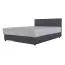 Letto matrimoniale Damboa 42 | Grigio scuro/grigio chiaro | 160 x 200 cm | Testiera imbottita | Vano contenitore | Rete a molle Bonnell