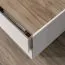 Mobile TV Asau 04, colore: cashmere / rovere scuro - Dimensioni: 56 x 148 x 47 cm (H x L x P)