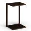 Comodino | tavolino | legno massiccio | rovere oliato | piccolo tavolino | colore: Tabacco | 38 x 32 x 60 cm | Seille 12