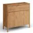 Scarpiera | rovere oliato | 83 x 33 x 80 cm | legno massiccio | 1 cassetto | sistema soft close | colore: rovere | Seille 17