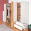 Armadio con ante battenti Gremda 05 | Rovere e bianco | 202 x 230 x 52 cm | Design moderno e funzionale