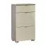 Scarpiera Sabadell 08 | Rovere e Beige Lucido | 108 x 60 x 38 cm | 2 Ante a Ribalta, 1 Cassetto