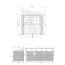 Casetta da giardino addossata - 5,14 x 2,11 m, pannello da 17 mm
