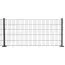 Recinzione in grigliato a doppia barra "Davide" 6/5/6 mm, Stile: verniciato in antracite, Altezza: 103 cm, Lunghezza: 251 cm