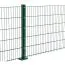 Recinzione in grigliato a doppia barra "Davide" 6/5/6 mm, Stile:  verniciato in verde, Altezza: 103 cm, Lunghezza: 251 cm