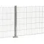Recinzione in grigliato a doppia barra "Davide" 6/5/6 mm, Stile: zincato, Altezza: 183 cm, Lunghezza: 251 cm