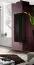 Pensile Hompland 60 nero con illuminazione LED blu | 170 x 320 x 40 cm | Design moderno