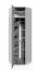 Armadio angolare bianco con modulo aggiuntivo "Zapopan" 58 | 6 scomparti | 2 barre appendiabiti | anta a specchio | 225 x 70 x 70 cm