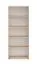 Scaffale "Uppsala" 02, color rovere Lindberg, 5 ripiani, Sistema "Soft-Close", 79 x 34 x 203 cm