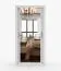 Armadio scorrevole Biokovo 01 bianco | Specchio frontale | 2 ante | 7 scomparti | 200 x 100 x 64 cm