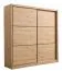 Armadio scorrevole Panevo 03 | Rovere Artisan | 6 scomparti | 1 barra appendiabiti | 215,5 x 213 x 60 cm
