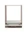 Mobile base per elettrodomestici da incasso Mionica | Grigio rovere e sabbia | 1 anta battente | 82 x 60 x 56,5 cm