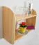 Mensola da parete in pino massello naturale 015 | 41 x 60 x 20 cm | Design moderno e robusto