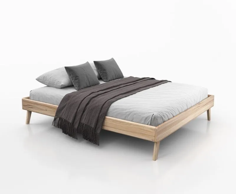 Letto francese Engordany 11 | Faggio massello laccato | 140 x 200 cm | Design moderno