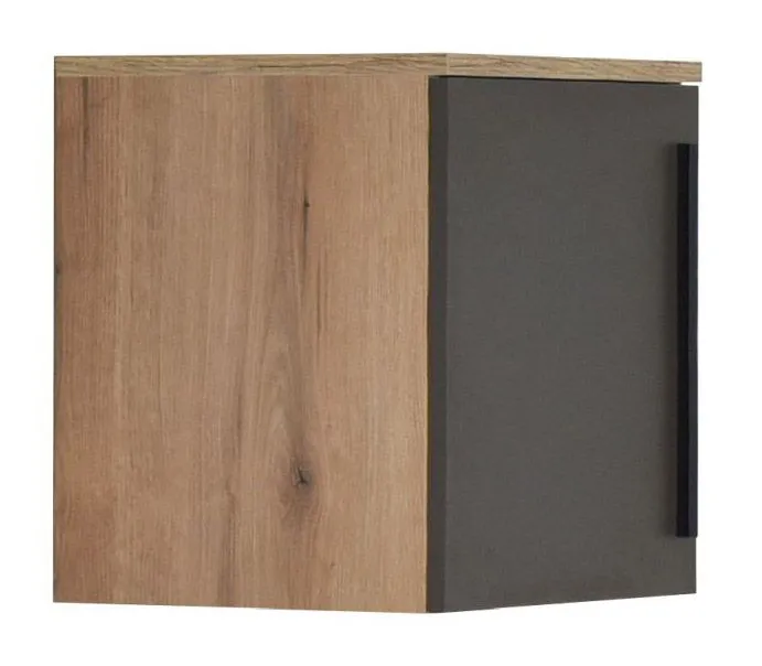Modulo armadio Burgos 02 | Rovere e grigio moderno | 45 x 40 x 38 cm | Stile elegante