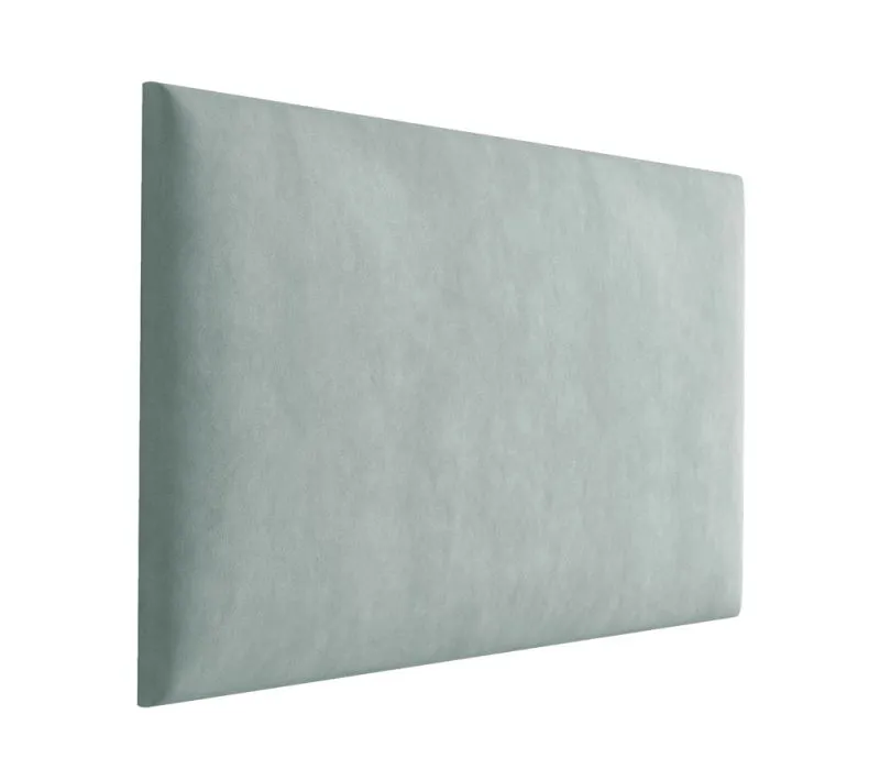 Pannelli imbottiti 38 x 30 cm | Set 10 pezzi | Velluto verde chiaro | Facili da pulire