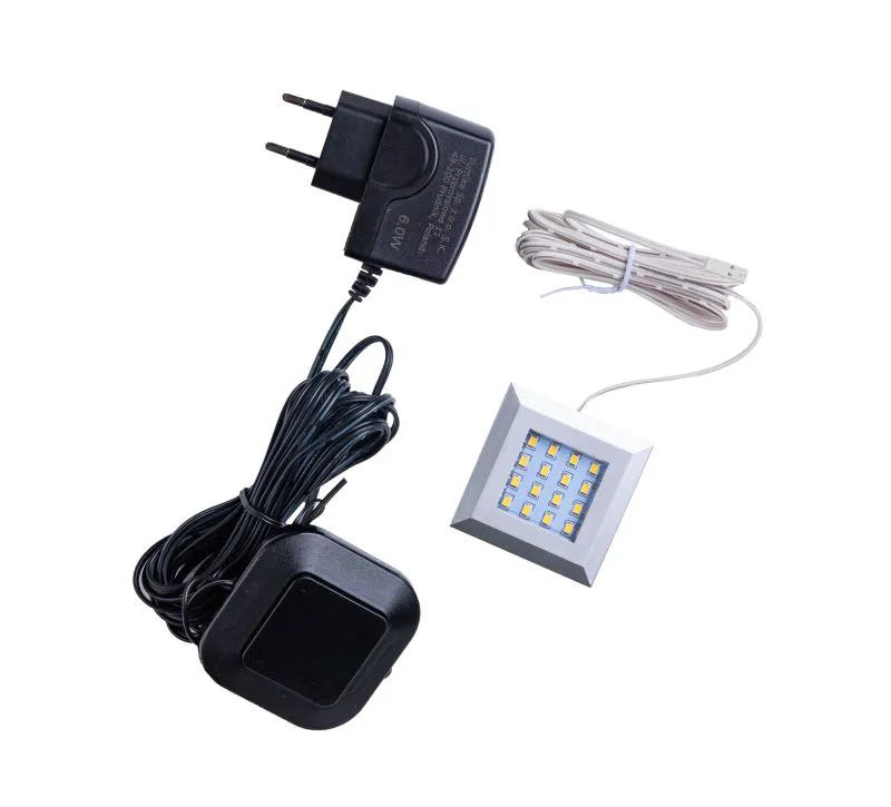 Strisce LED per vetrinette | Illuminazione efficace | 4 strisce nere | Alimentatore incluso