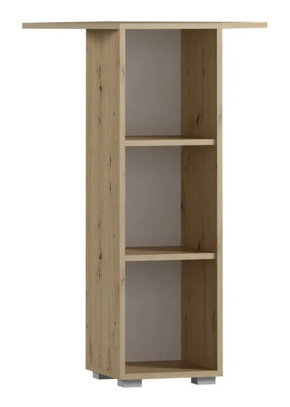 Scaffale angolare Curug 02 | Rovere | 113 x 58 x 58 cm | Design moderno e resistente