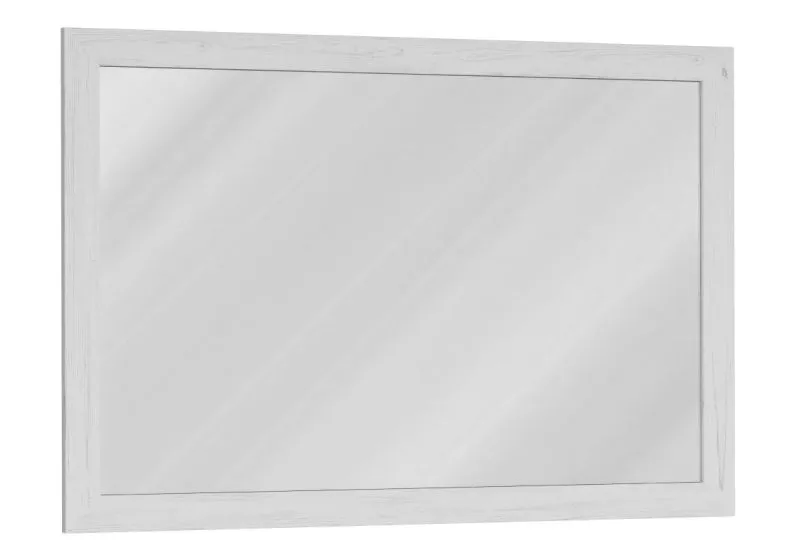Specchio decorativo Segnas 11 | Finitura pino bianco | 80 x 120 x 7 cm | Stile country accogliente