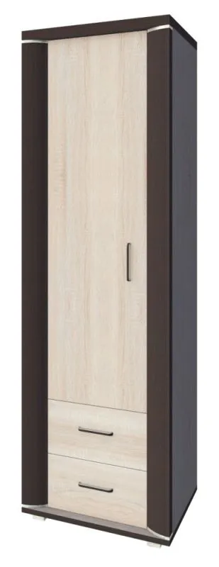 Armadio Aitape 25 | Rovere Sonoma scuro/chiaro | 188 x 60 x 40 cm | Design moderno e praticità