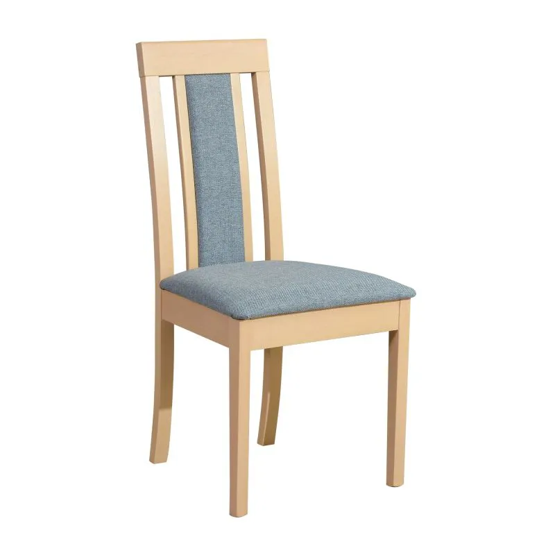Sedia sala da pranzo Onikaas grigia | Imbottitura schiuma T-25 | Faggio massiccio | Altezza seduta 47 cm | Resistente