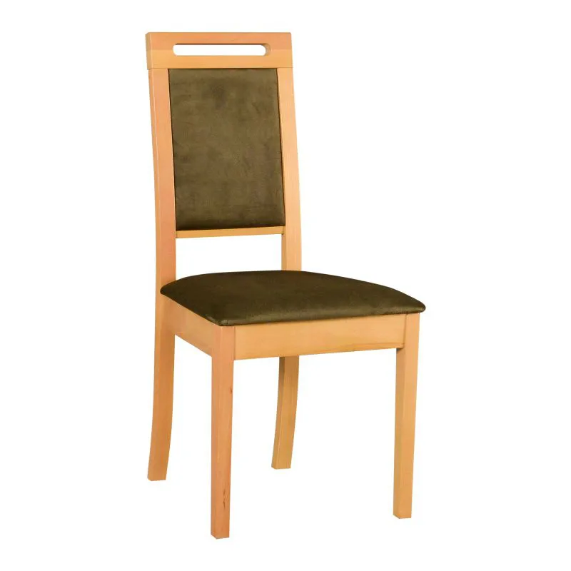 Poltrona classica Paide | Imbottitura in schiuma T-25 | Altezza seduta 47 cm | Rovere Grandson | Tessuto verde oliva
