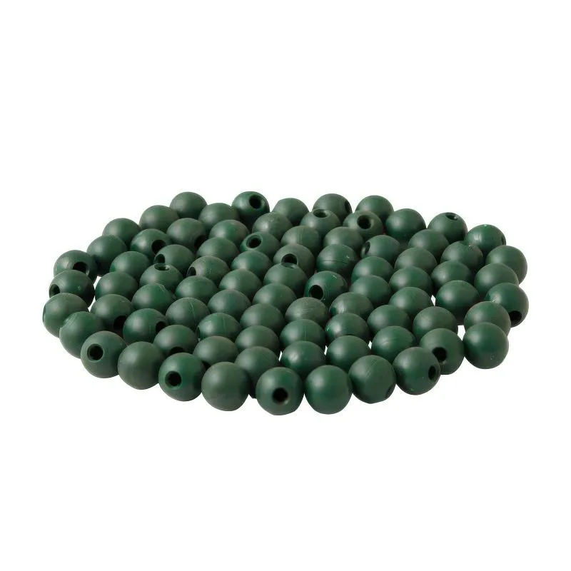 Sfere ornamentali in plastica, Colore: verde