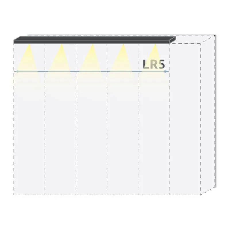 Cornice luminosa per armadio Siumu | LED integrati | Beige elegante | 227 cm
