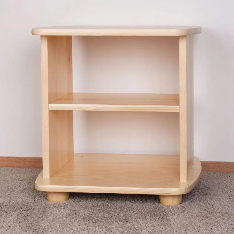 Mobile porta TV in pino massello naturale Junco 207 | Design compatto | 49 x 51 x 49 cm