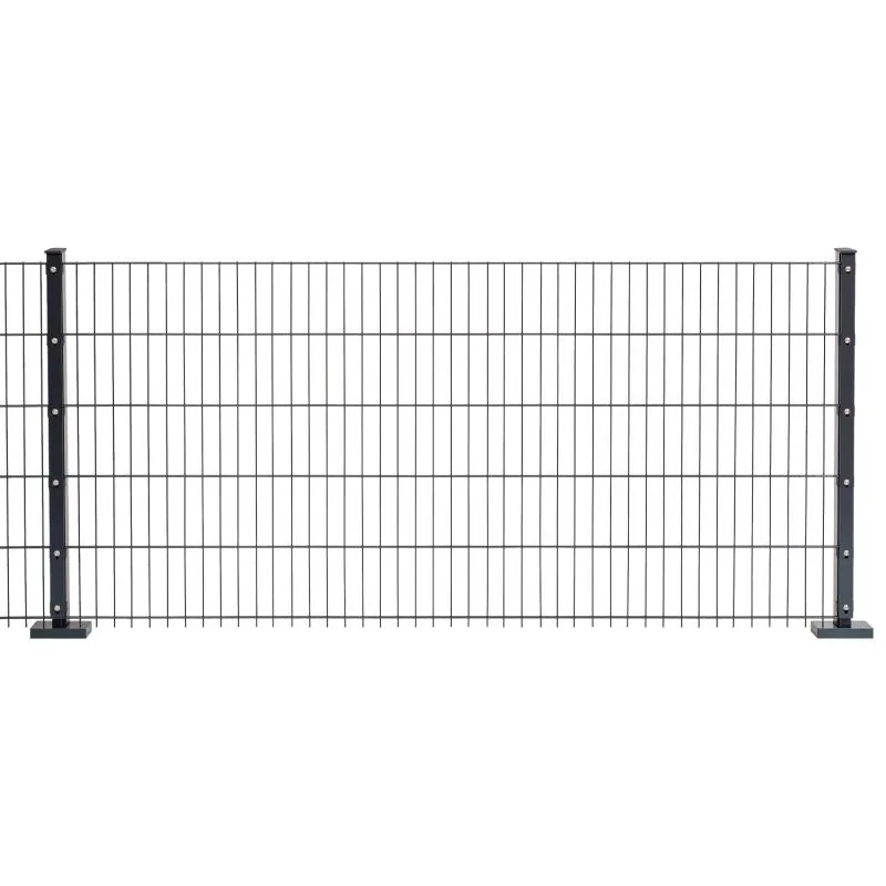 Recinzione in grigliato a doppia barra "Davide" 6/5/6 mm, Stile: verniciato in antracite, Altezza: 103 cm, Lunghezza: 251 cm