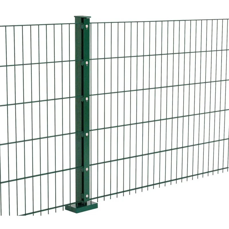 Recinzione in grigliato a doppia barra "Davide" 6/5/6 mm, Stile: verniciato in verde, Altezza: 163 cm, Lunghezza: 251 cm