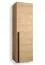 Armadio Tödi 02 rovere | 184 x 50 x 42 cm | 2 scomparti | Barra appendiabiti