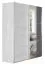 Specchio per armadio scorrevole Sabadell | Design moderno | Set 3 pezzi 214x50 cm | Compatibile con armadi SG-MA