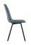 Sedia Maridi 247 turchese | Design moderno | 89 x 45 x 55 cm | Gambe in metallo nero
