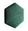 Pannelli imbottiti per tappezzeria | Set 10 pezzi | Velluto verde scuro | 35 x 40,5 cm | Facili da pulire