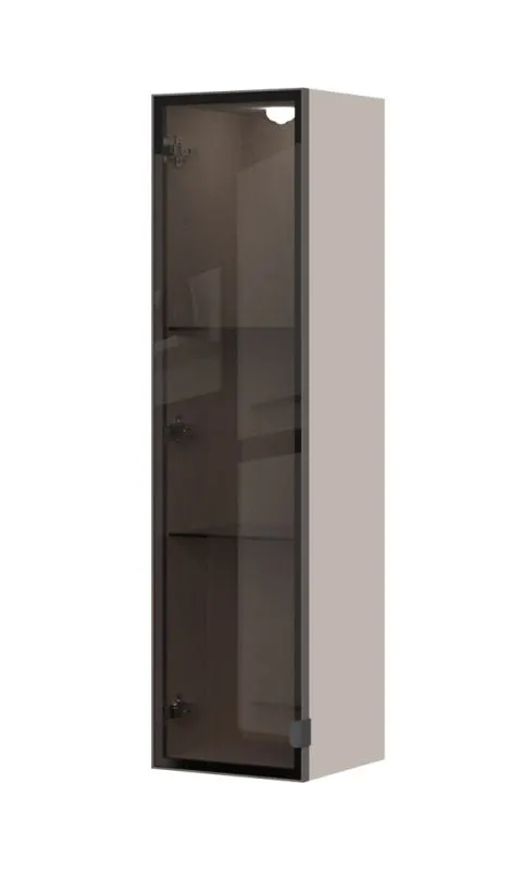 Mensola Neiafu 127 | Cashmere | LED integrato | 3 scomparti | Soft-Close | 115 x 30 x 29 cm
