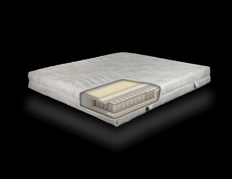 Materasso matrimoniale Balance Plus 160 x 200 cm | Molle insacchettate silenziose | 3 zone comfort | Rivestimento Tencel sfoderabile