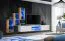 Pensile Volleberg 27 a cinque ante | Rovere Wotan/Bianco | 120 x 210 x 40 cm | Illuminazione LED blu