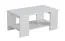 Tavolino da soggiorno Lazarevac 02 | Bianco | 1 ripiano | Bordi in ABS | 41,5 x 90,5 x 50,5 cm