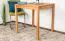 Tavolo pranzo "Wooden Nature" 118 | Faggio massello oliato | 70 x 70 cm | Design naturale