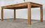 Tavolo pranzo in rovere massello oliato 180 x 90 cm | Wooden Nature 418 | Design moderno e naturale