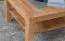 Tavolino "Wooden Nature" 123 | Faggio massello naturale | 80 x 80 x 45 cm | Design moderno | Facile da montare