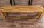 Panca in rovere massello "Wooden Nature" 133 | 160 x 33 cm | Design moderno | Colore naturale