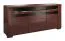 Cassettiera robusta Krasno 07 | Rovere massiccio | 4 scomparti e 4 cassetti | Push-to-open | 82 x 182 x 53 cm | Vetro Lacobel